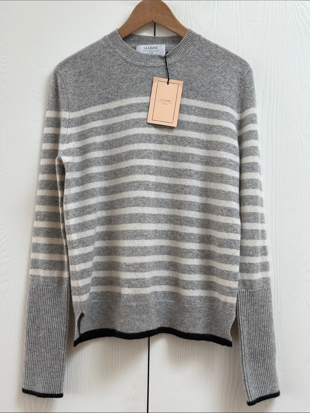 La Ligne Striped Crewneck Sweater